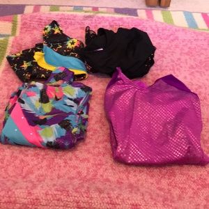 Girls 8-10 gymnastics and dance outfits